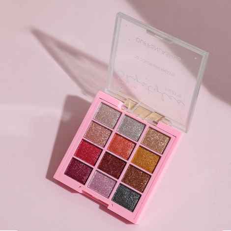 Buy Cuffs n Lashes x Shystyles | The Shystyles Palette | 12 Color Mini Palette - Satin 1 - 12 gm - Purplle