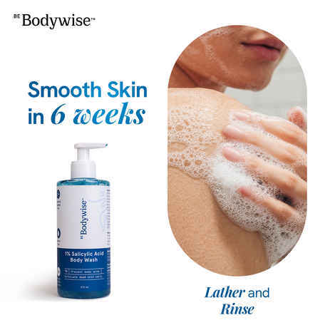 Buy Be Bodywise 1% Salicylic Acid Body Wash for Women | Cleansing Skin, Preventing Body Acne | 375 ml - Purplle