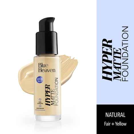 Buy Blue Heaven Hyper Matte Foundation- 104 Natural, 30 ml - Purplle
