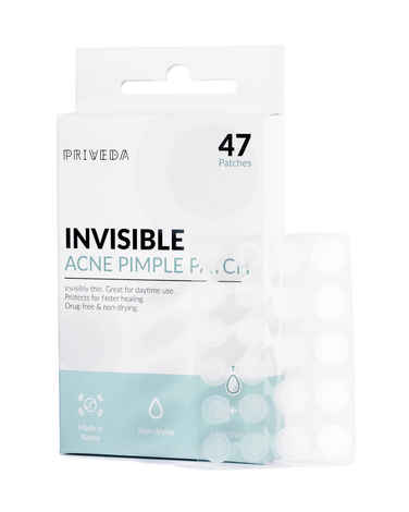Buy Priveda Acne Pimple Patch- Invisible Facial Stickers cover with 100% Hydrocolloid, Pimple/Acne Absorbing patch - Purplle