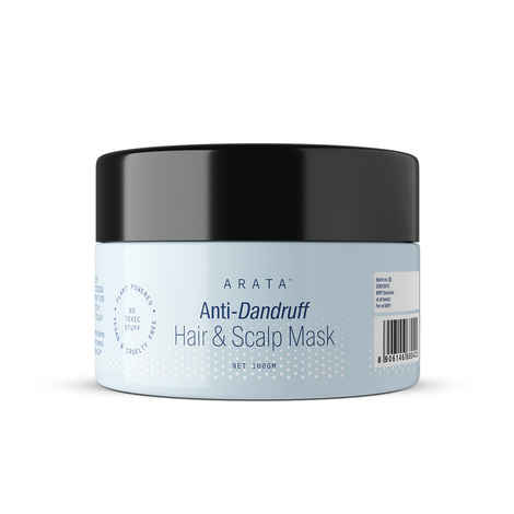 Buy Arata Anti-Dandruff Hair And Scalp Mask (100 GM) | For All Hair Types | With Tea Tree Oil, CutiBiome CLRa„¢, Shea Butter | For Itchy, Dry & Flaky Scalp - Purplle