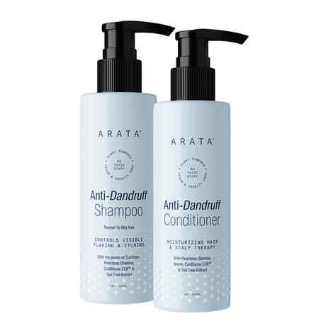 Buy Arata Dandruff Detox Duo For Normal To Oily Hair (400 gm) - Purplle