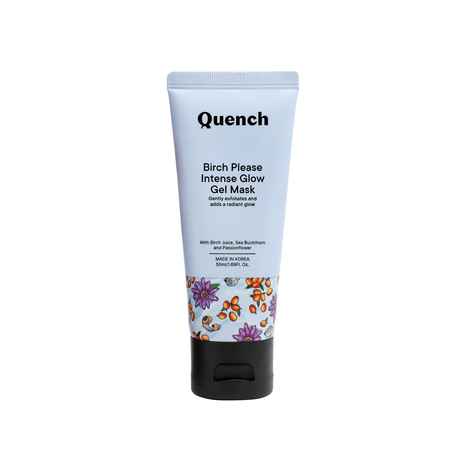 Buy Quench Botanics Birch Please Intense Glow Gel Mask| Korean Skin care, 50 ml - Purplle