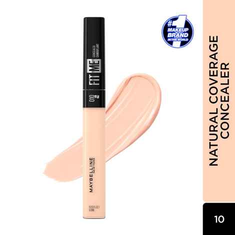 Maybelline New York Fit Me Concealer, Oil-free Liquid Concealer for Oily and Dry Skin - Light|6.8 ml