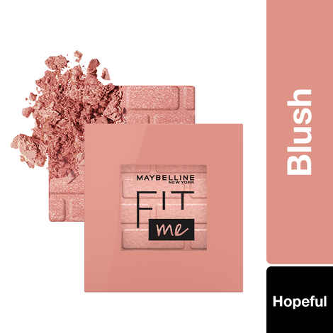 Buy Maybelline New York Fit Me Mono Blush, Upto 16 Hours Long Lasting and Easy to Use, Cheek Blush - 20 Hopeful, 4.5 gm - Purplle