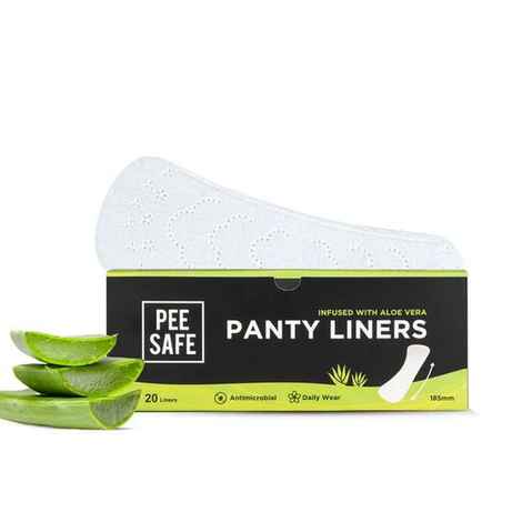 Buy Pee Safe Aloe Vera Panty Liners - Pack of 20 - Purplle