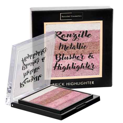 Buy Ronzille Square Shimmer brick Highlighter-03 - Purplle