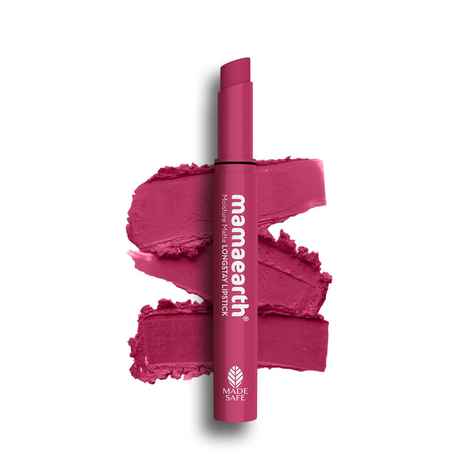 Buy Mamaearth Moisture Matte Longstay Lipstick with Avocado Oil & Vitamin E for 12 Hour Long Stay- 10 Pink Lemonade - 2 gm - Purplle