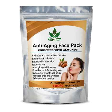 Buy Havintha Anti-Aging Face Pack Enriched with Almonds (227 gm) - Purplle