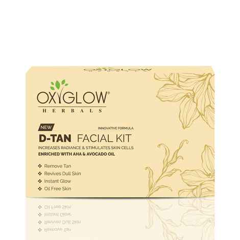 Buy OxyGlow Herbals D-Tan Facial Kit,50 gm, Revives dull-skin, Instant Glow - Purplle