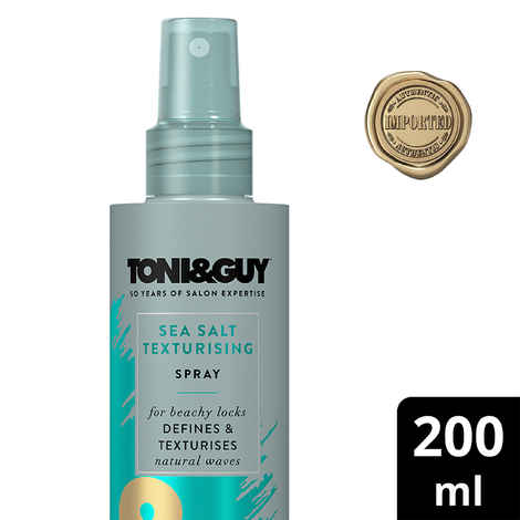 Buy Toni & Guy International Sea Salt Texturizing Spray, for beach locks & natural waves|200 ml - Purplle