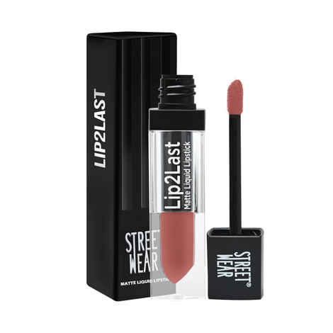Buy STREET WEAR® Lip2Last -Mood Nude (Nude) - 5 ml -Matte Liquid Lipstick, Transferproof, Smudgeproof, Mask Friendly, Non-Drying Formula, Full Coverage, Professional Grade Pigments, Featherweight Formulation, Enriched With Vitamin E - Lasts AM To PM! - Purplle