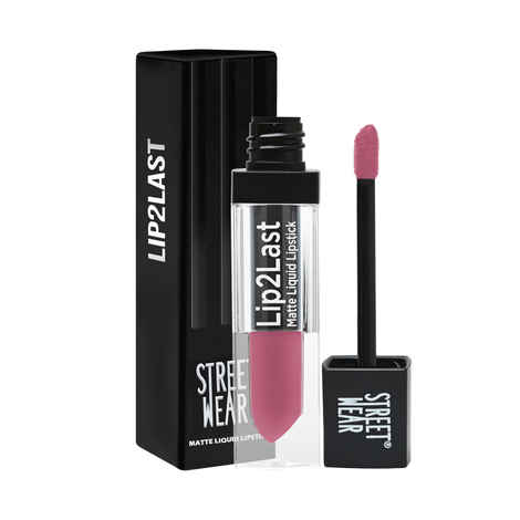 Buy STREET WEAR® Lip2Last -G.O.A.T Mauve (Mauve) - 5 ml -Matte Liquid Lipstick, Transferproof, Featherweight Formulation, Enriched With Vitamin E - Lasts AM To PM! - Purplle