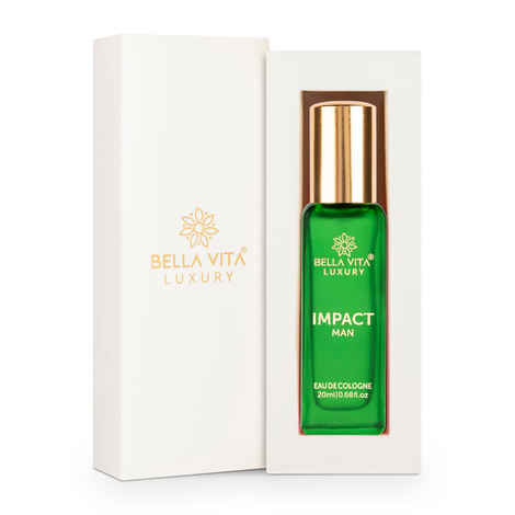 Buy Bella Vita Organic Impact Eau De Cologne Perfume For Man with Long Lasting Fragrance 20 ML - Purplle