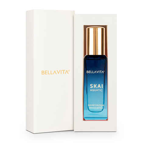 Buy Bella Vita Organic SKAI AQUATIC Unisex Cologne Perfume For Men & Women with Musky & Fresh Fragrance 20 ML - Purplle