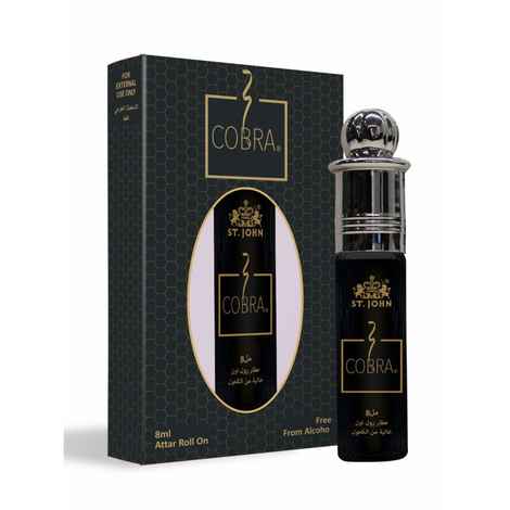 Buy VI-JOHN Cobra Floral Attar Roll on Free from Alcohol -8 ml - Purplle