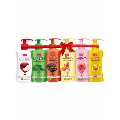 Buy VI-JOHN Women All Skin Types Red Apple,Aloevera,Cocoa Butter,Milk Almond,Rose & Turmeric Fairness Body Lotion 250ml Each For Women ((Pack of 6)) - Purplle
