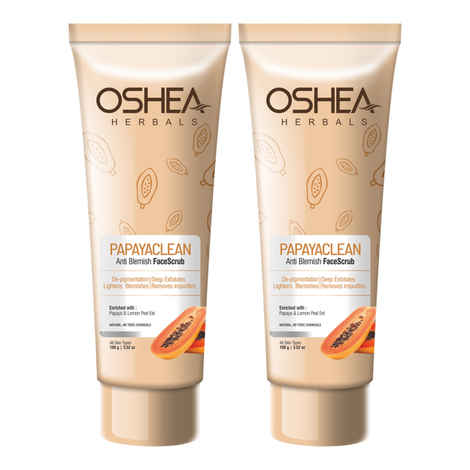 Buy OSHEA HERBALS Papayaclean Scrub(Pack of 2 ) - Purplle