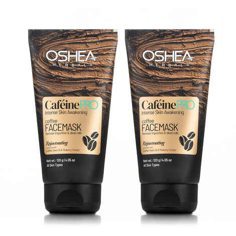 Buy OSHEA HERBALS CAFEINE PRO Intense Skin Awakening Coffee FACEWASH (Pack of 2 ) - Purplle