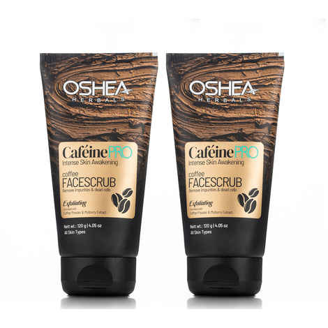 Buy OSHEA HERBALS CAFEINE PRO SCRUB (Pack of 2 ) - Purplle