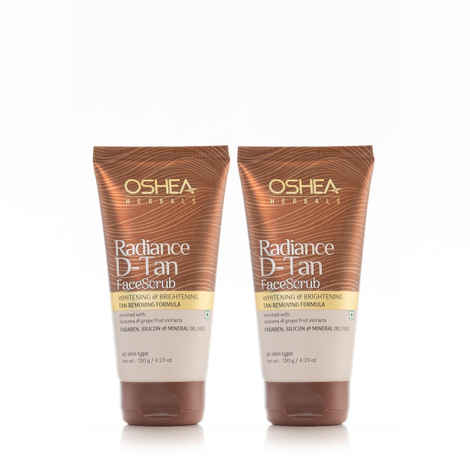 Buy OSHEA HERBALS Radiance D-Tan Face Scrub(Pack of 2 ) - Purplle