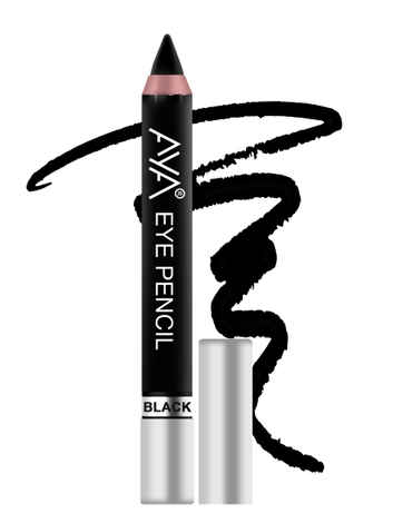 Buy AYA Eye Pencil for Kajal / Eyeliner - Black - Purplle