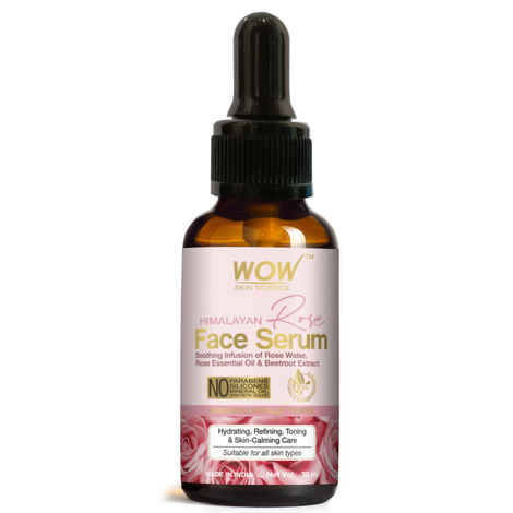 Buy WOW Skin Science Himalayan Rose Face Serum - with Rose Water, Rose Essential Oil & beetroot Extract - for Hydrating & Toning Skin - No Mineral Oil, Parabens, Silicones & Synthetic Color - 30 ml - Purplle