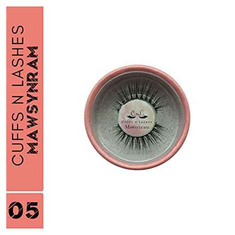 Buy Cuffs N Lashes 5D EYELASHES 05- MAWSYNRAM - 1 Pair - Purplle