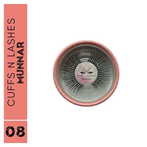 Buy Cuffs N Lashes 5D EYELASHES 08- MUNNAR - 1 Pair - Purplle