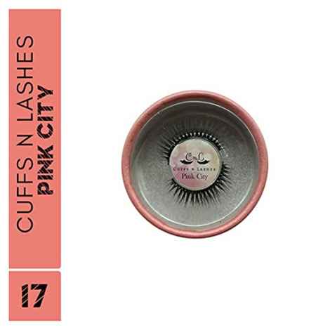 Buy Cuffs N Lashes 5D EYELASHES 17- PINK CITY - 1 Pair - Purplle