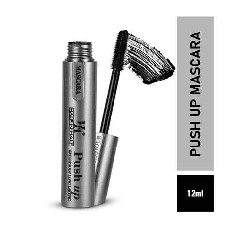 Buy Half N Half Volume Glamour Mascara, Push up Waterproof & Long lasting, Black (12 ml) - Purplle