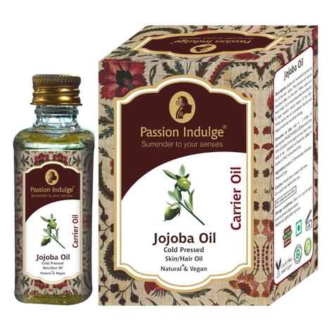 Buy Passion Indulge JOJOBA Carrier oil for Skin and hair care 60 ml - Purplle