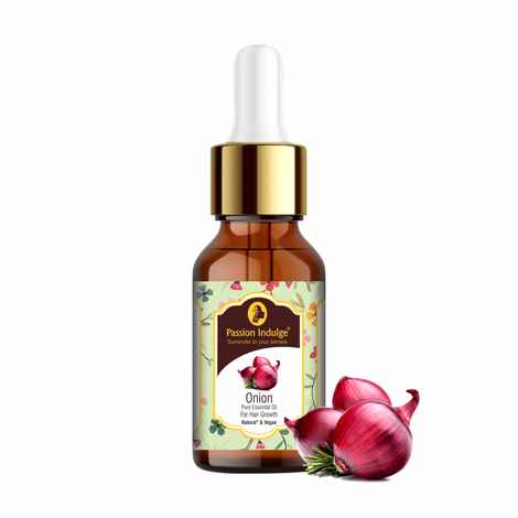Buy Passion Indulge Onion Essential Oil support hair growth by increasing in strength & volume - 10 ml - Purplle
