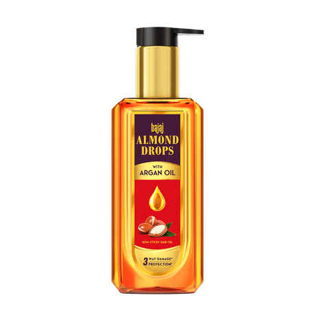 Bajaj Almond Drops Almond Drops Hair Oil with Argan 200ml