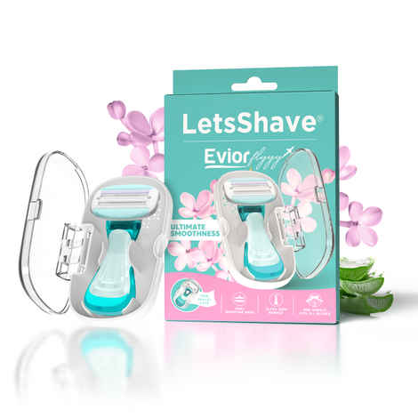 LetsShave Evior Flyyy Compact Razor for Women - 1 Pc