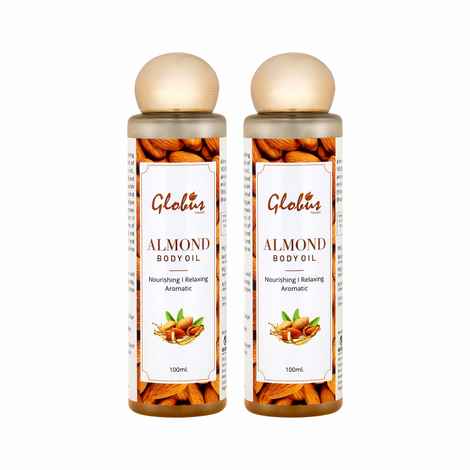 Buy Globus Naturals Almond Body Massage Oil (100 ml) Pack Of 2 - Purplle