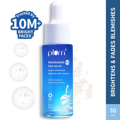 Plum 5% Niacinamide Face Serum With Amino Acid - Fades Blemishes & Brightens Skin, Beginner-Friendly 30 ml