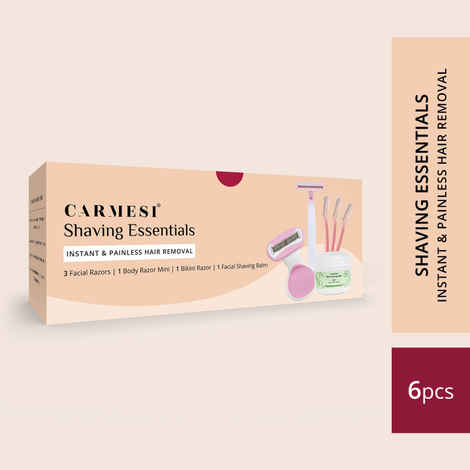 Buy Carmesi Shaving Essentials 6 Pcs - Purplle