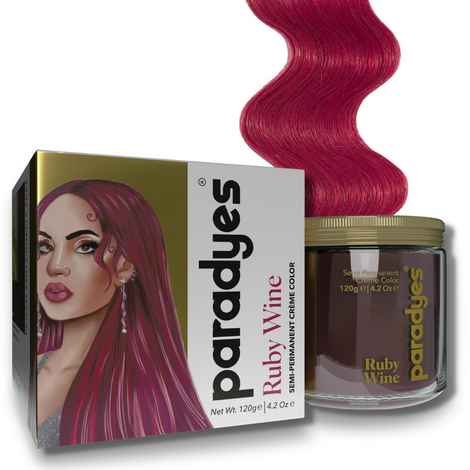 Buy Paradyes Ammonia Free Ruby Wine Semi-Permanent Hair Color (120 gm) - Purplle