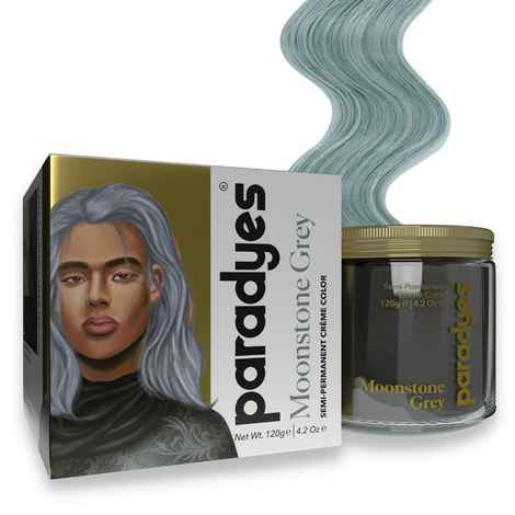 Buy Paradyes Ammonia Free Moonstone Grey Semi-Permanent Hair Color (120 gm) - Purplle
