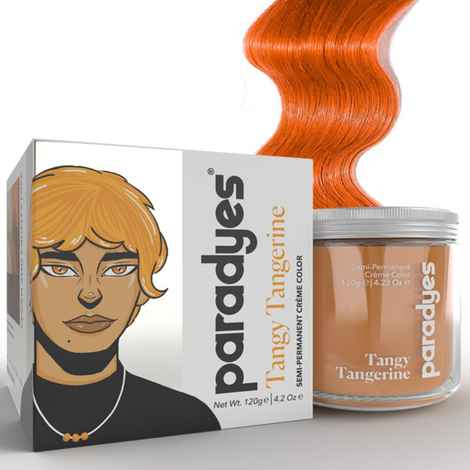 Buy Paradyes Ammonia Free Tangy Tangerine Semi-Permanent Hair Color (120 gm) - Purplle