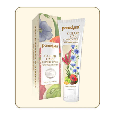 Buy Paradyes Quinoa and Flax Protein Color Care Conditioner enriched with Aloe Vera, Hibiscus and A mla which Hydrates and Nourishes hair, Color Care Formula, 120 ml - Purplle
