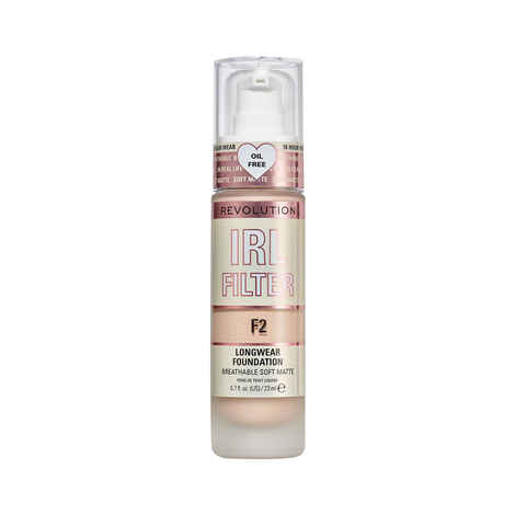 Buy Makeup Revolution IRL Filter Longwear Foundation F2 23 ml - Purplle