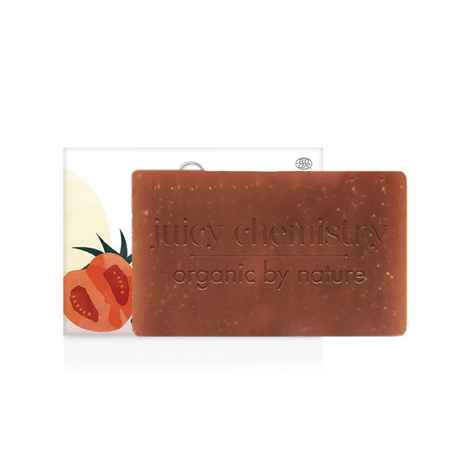 Buy Juicy Chemistry Potato ,Tomato & Lemongrass- Organic Soap For Tan Removal & Scar Reduction- 100 gm/3.53oz - Purplle