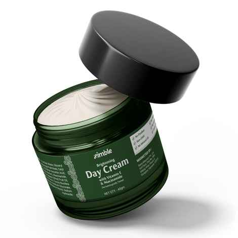 Buy Zimble Brightening Day Cream Daily Use with Vitamin E & Niacinamide | Skin Whitening Cream for Sun Protection & Deep Hydration| Anti Ageing Face Cream for Dry, Oily Skin for Men & Women, 40g - Purplle