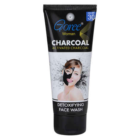 Buy Goree DETOXIFYING Face Wash with (ACTIVATED CHARCOAL)- Lab Tested - MADE IN INDIA - Purplle