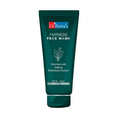 Buy Dr.Batra`s Glowing Face Wash Sulphate Silicone & Soap Free Enriched With Saffron & Echinacea Extract - 200 gm - Purplle