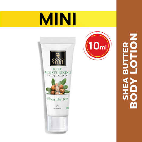 Buy Good Vibes Shea Butter Deep Moisturizing Body Lotion (10 ml) - Purplle