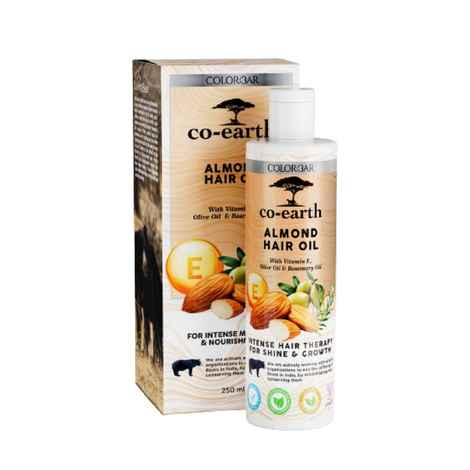 Colorbar Co-earth Almond Hair Oil-(250 ml)