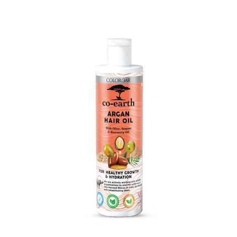 Buy Colorbar Co-earth Argan Hair Oil-(250 ml) - Purplle